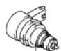 15734-79J50 Innsprøytning drivstoff trykkregulator for Suzuki oppstilt mot hvit bakgrunn