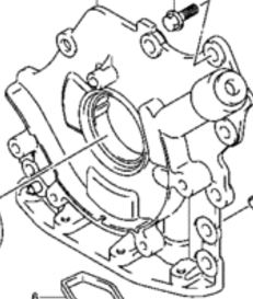16100-73J01 Motor olje pumpe original for Suzuki oppstilt mot hvit bakgrunn