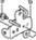 18114-75F10 Ventil manifold inntak for Suzuki oppstilt mot hvit bakgrunn