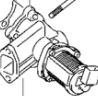 18520-N86J0 Eksos EGR ventil for Suzuki oppstilt mot hvit bakgrunn