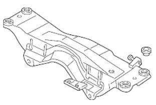 20150SA020 Bærearm travers bak original for Subaru oppstilt mot hvit bakgrunn