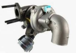 28231-4A750 Motor turbo for Hyundai oppstilt mot hvit bakgrunn