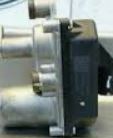 28235-2A610 Motor manifold actuator for Hyundai oppstilt mot hvit bakgrunn