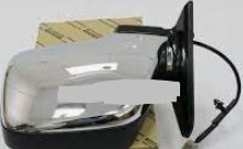 87940-47560 Speil utvendig elektrisk venstre for Toyota oppstilt mot hvit bakgrunn