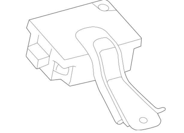 89760-0C010 Sensor mottaker dekktrykk indikasjon for Toyota oppstilt mot hvit bakgrunn