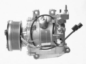 38810-RSA-E01 Kjøling klima kompressor A/C for Honda oppstilt mot hvit bakgrunn